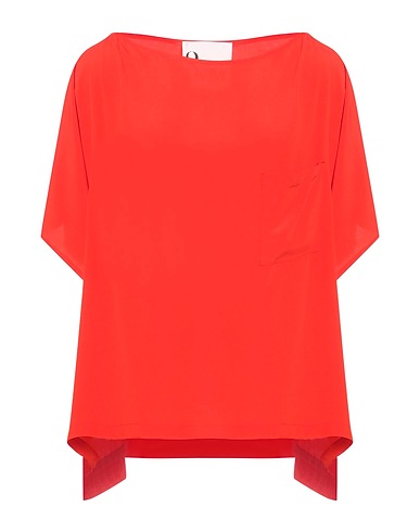 8PM Top Tomato red 69% Acetate, 31% Silk
