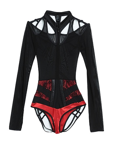 NICHOLE DE CARLE TOPS Schwarz 66% Nylon, 22% Seide, 7% Lycra®, 4% Viskose, 1% Elastan