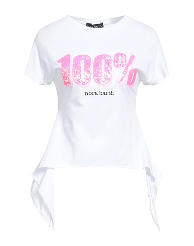 NORA BARTH T-shirt White 100% Polyester