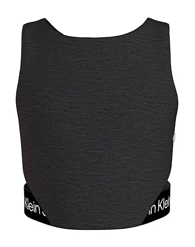 CALVIN KLEIN JEANS Top Shirts Nero 66% Tecnica Mista, 30% Poliammide, 4% Elastan