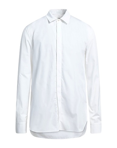JIL SANDER Solid colour shirt White 100% Cotton