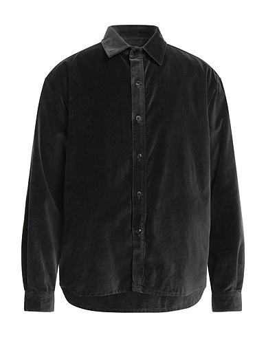 AMISH SUPPLIES Solid color shirt Dark green 100% Cotton