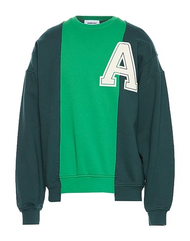 AMBUSH Felpa Verde petrolio 100% Cotone, Elastan