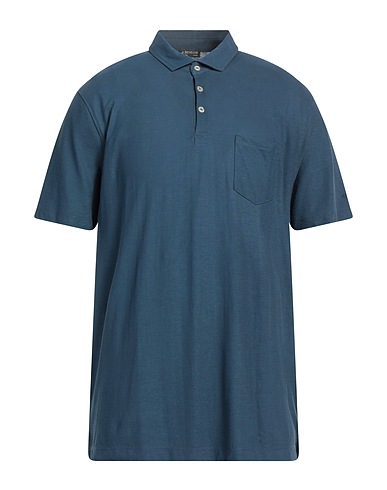 TESTONI Polo shirt Midnight blue 100% Cotton