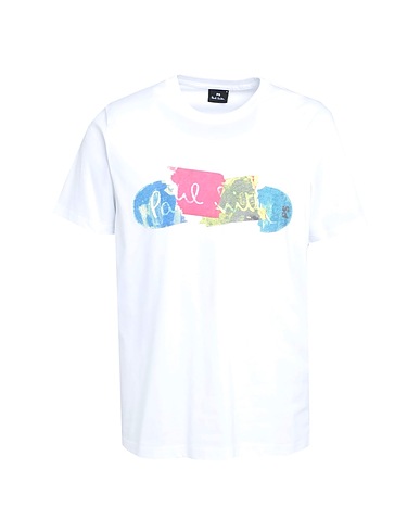 PS PAUL SMITH Ｔシャツ ホワイト オーガニックコットン 100%