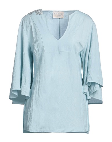 ELISA CAVALETTI by DANIELA DALLAVALLE Top Sky blue 51% Viscose, 49% Polyamide