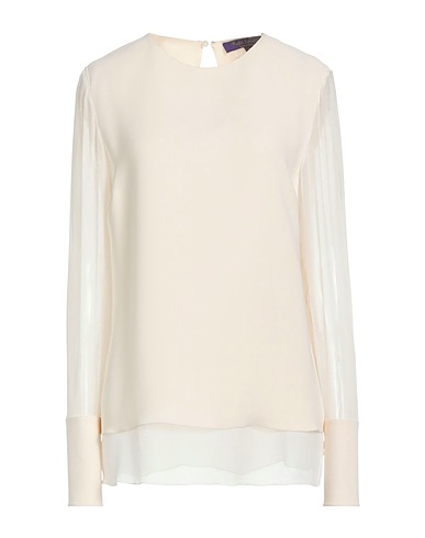 RALPH LAUREN COLLECTION Seidentop Beige 100% Maulbeerseide