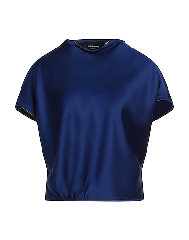 GIORGIO ARMANI シルクトップス BLU CHINA シルク 100% / ポリエステル