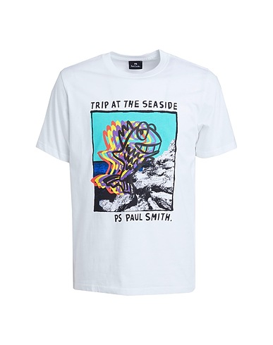 PS PAUL SMITH T-shirt White 100% Organic cotton