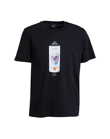 PS PAUL SMITH T-shirt Black 100% Organic cotton