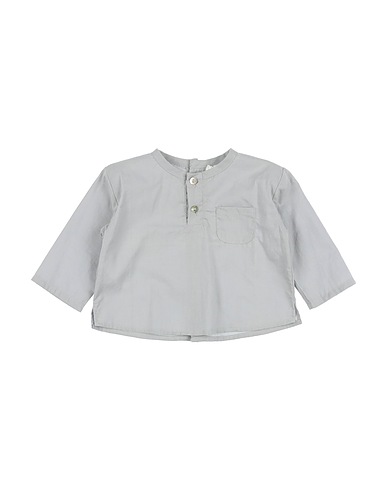 TOCOTO VINTAGE Solid colour shirt Grey 100% Cotton