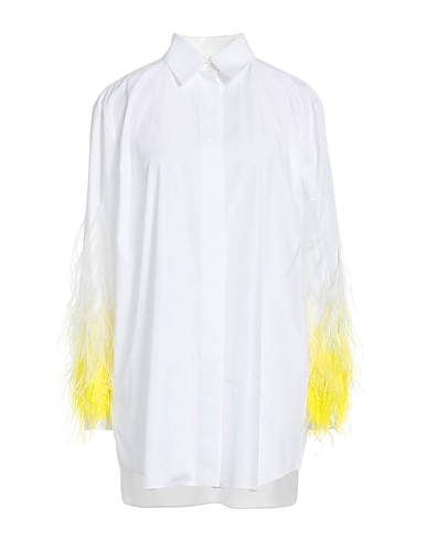 VALENTINO GARAVANI Shirts 75% Cotton, 25% Polyester, Ostrich feathers