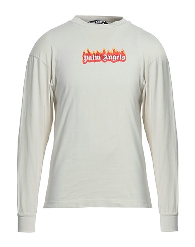 PALM ANGELS T-shirt Beige 100% Cotton
