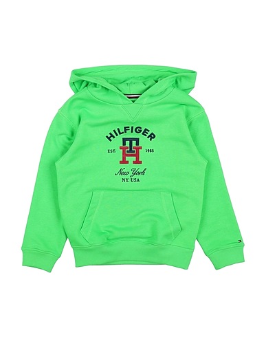TOMMY HILFIGER Hoodie Grün 70% Baumwolle, 30% Polyester