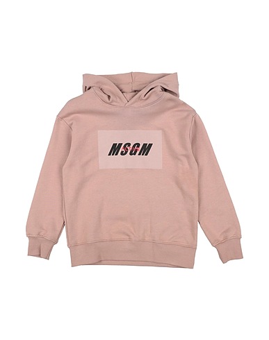 MSGM Hooded track jacket  Light brown 100% Cotton