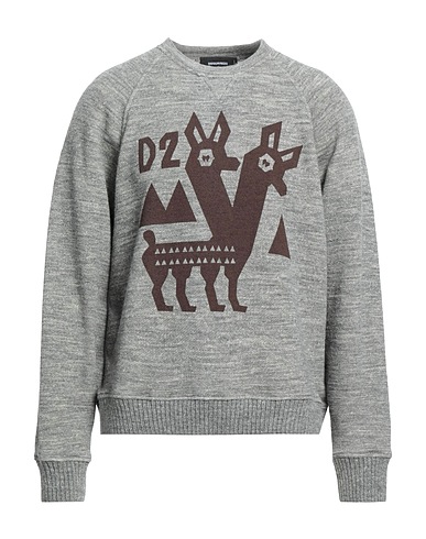 DSQUARED2 Sweatshirt Grey 62% Cotton, 38% Wool, Elastane
