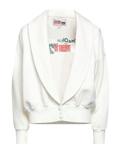 REINA OLGA Felpa Bianco 100% Cotone
