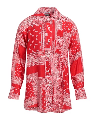 DESTIN Camicie Rosso 65% Cotone, 35% Seta