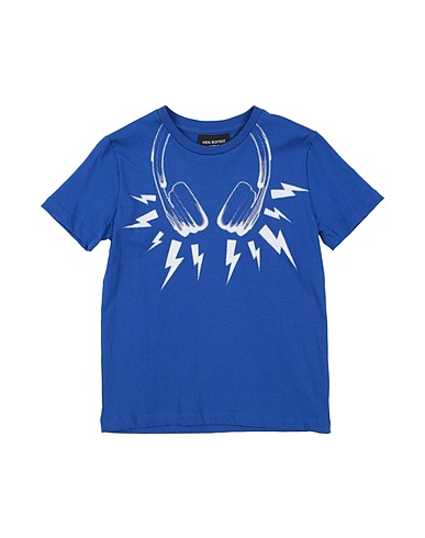 NEIL BARRETT T-shirt Blue 100% Cotton