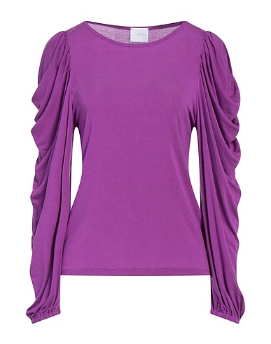 MERCI ITALIA T-shirt Purple 100% Viscose