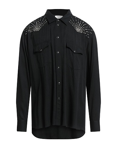 CELINE Shirts Black 100% Viscose