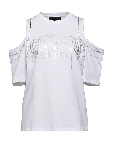 RICHMOND Off-the-shoulder top White 100% Cotton