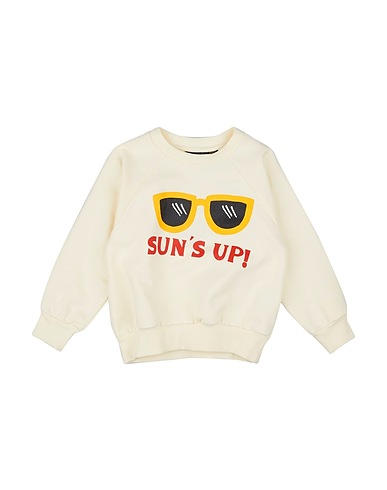 MINI RODINI Sweatshirt Ivory 100% Organic cotton