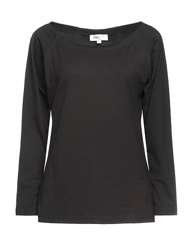 POPPY FIELD T-shirt Black 90% Bamboo, 10% Elastane