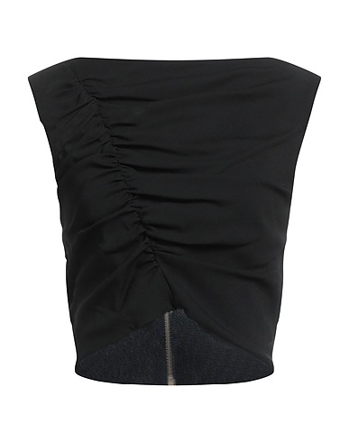 VERSACE Top Black 96% Viscose, 4% Elastane