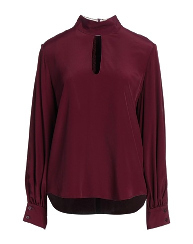 SIMONA CORSELLINI Top Plum 83% Acetate, 17% Silk