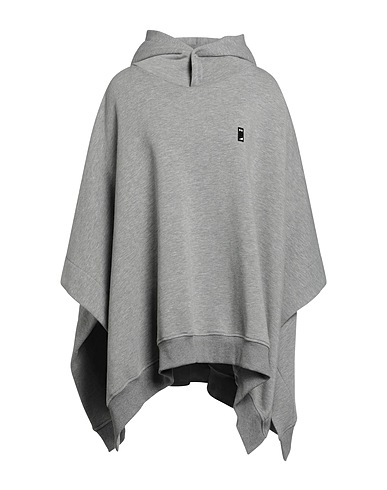 GRIFONI Cape Hellgrau 75% Baumwolle, 25% Polyester
