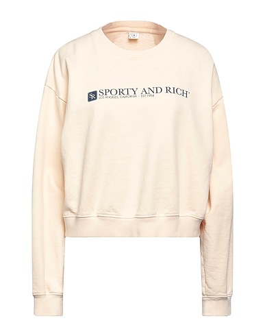 SPORTY & RICH スウェット オフホワイト コットン 100%