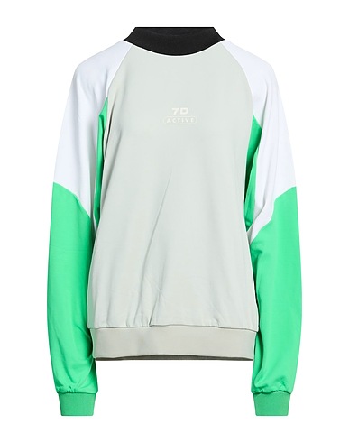 7 DAYS ACTIVE Sweatshirt Light grey 93% Polyamide, 7% Elastane