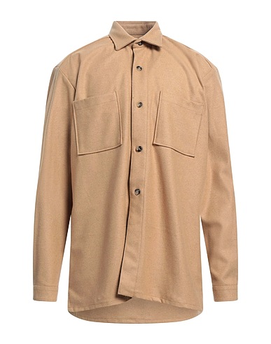GAëLLE Paris Shirts Sand 60% Wool, 30% Polyester, 10% Polyamide