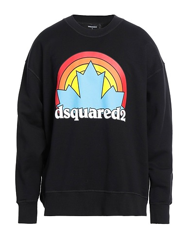 DSQUARED2 スウェット ブラック コットン 100%