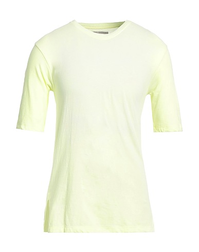 LANEUS Basic T-shirt Lime green 96% Cotton, 4% Polyamide