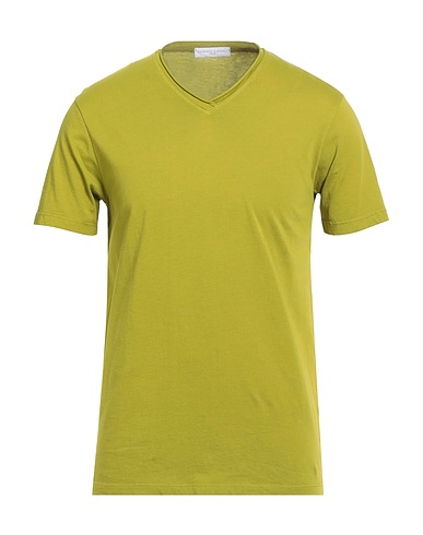 DANIELE FIESOLI Basic T-Shirt Lime green 100% Cotton