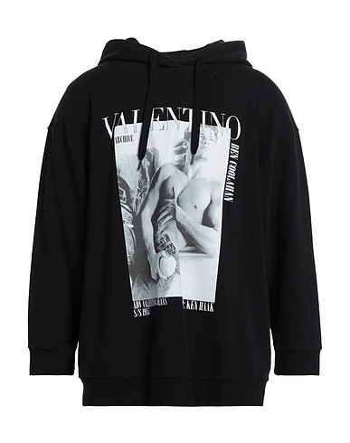 VALENTINO GARAVANI スウェット ブラック コットン 100%