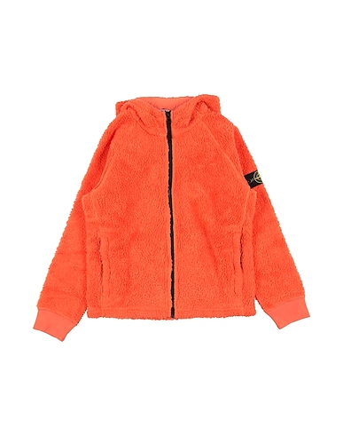 STONE ISLAND JUNIOR Sweatshirt Orange 65% Polyester, 35% Baumwolle