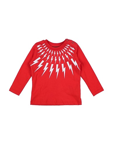 NEIL BARRETT T-shirt Red 100% Cotton