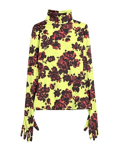 VETEMENTS Top Yellow 80% Polyamide, 20% Elastane
