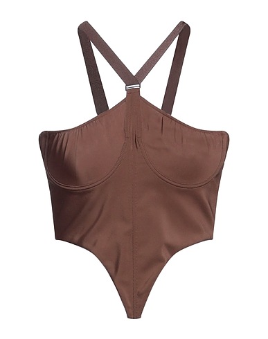KNWLS Top Brown 100% Viscose