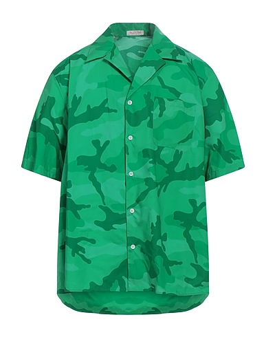 VALENTINO GARAVANI Patterned shirt Green 100% Cotton