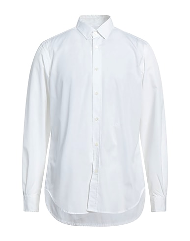 DEPARTMENT 5 Solid colour shirt White 100% Cotton