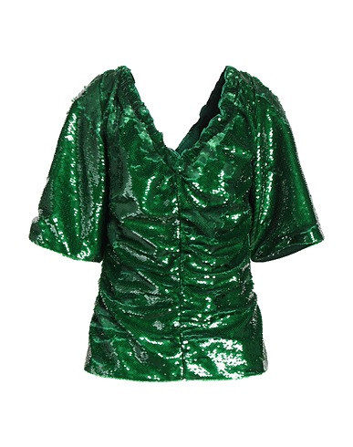 GANNI Top Green 100% Recycled polyester