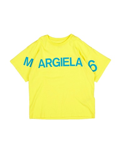 MM6 MAISON MARGIELA T-shirt GIALLO 100% Coton