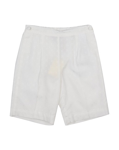 GUCCI Shorts et Bermudas Blanc 100% Viscose, Polyester, Lin