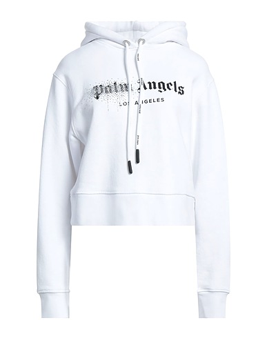 PALM ANGELS Sweatshirt White 100% Cotton, Elastane, Glass