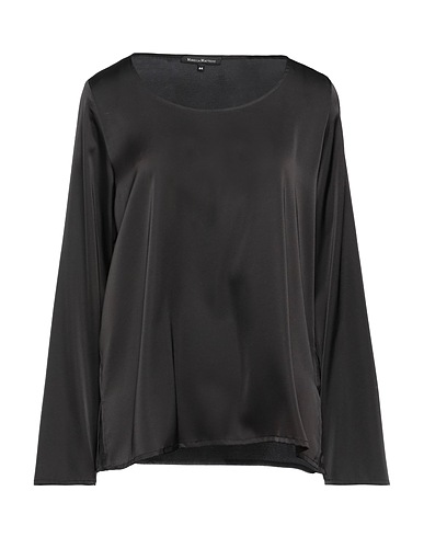 MIRELLA MATTEINI Top Black 97% Polyester, 3% Elastane