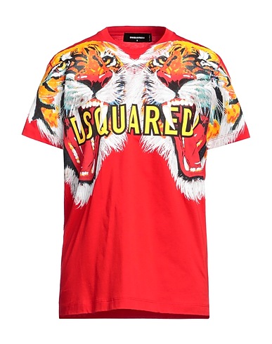 DSQUARED2 T-shirt Red 100% Cotton